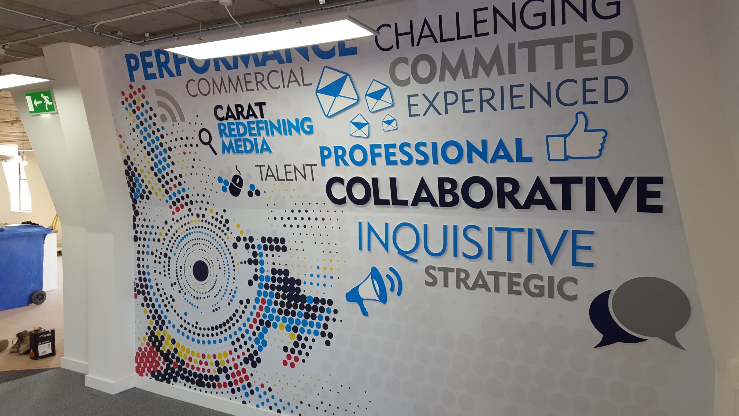 Office Wall Messaging Envision Media